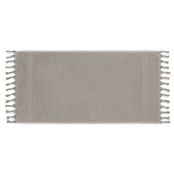 Полотенце Hamam "Meyzer Tassels", 50x100 см, серый