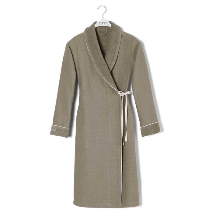 Халат Hamam женский "Tosya", L-XL, коричнево-стоне