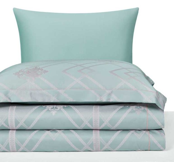 Постельное белье Arya Royalty "Harlow", 2-х спальное (евро), ментол
