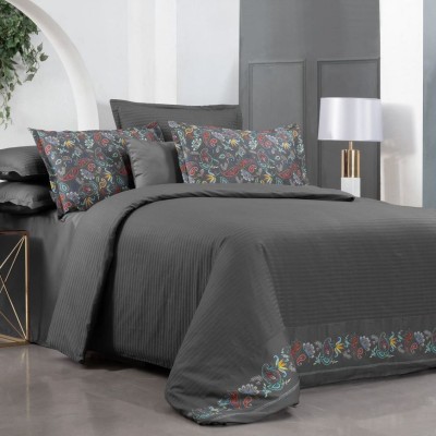 Постельное белье Sarev "Tirol", 2-х спальное (евро), серый