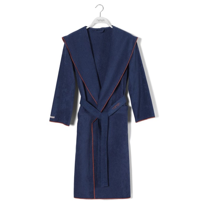 Халат Hamam "Meyzer Contrast", S-M, сине-красный