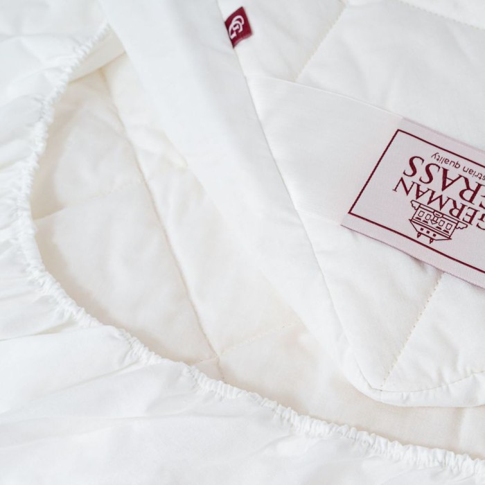 Наматрасник German Grass с юбкой "Сottonwash Grass", 160x200+40 см, легкий