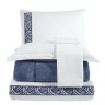 Постельное белье Hobby с покрывалом "Kleopatra", 2-х спальное (евро), голубой