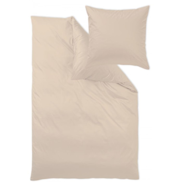 Наволочка Curt Bauer "Uni Mako", 65x65 см, песочный