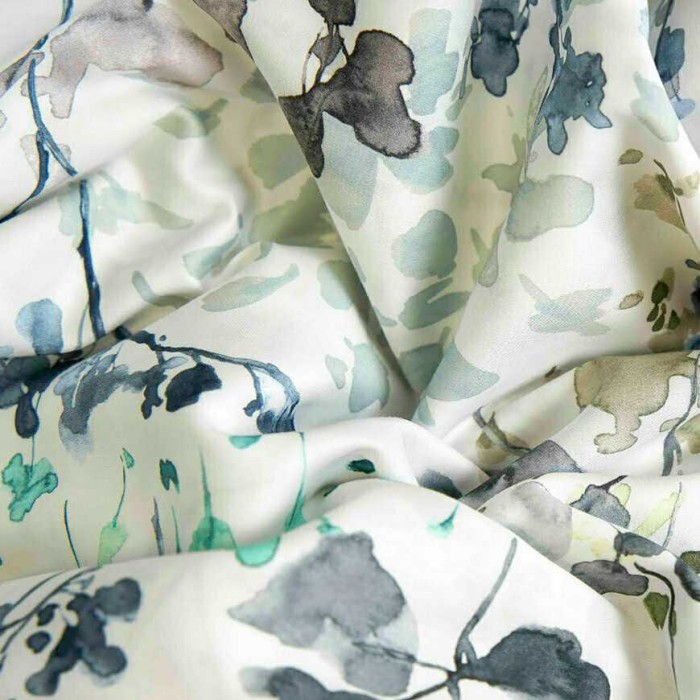 Постельное белье DecoFlux "Silky Poems", 1,5 спальное, зеленый