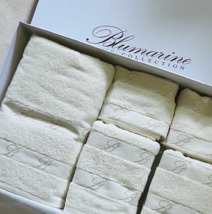Комплект полотенец Blumarine "Dolce Ozio", 5 шт, шампань