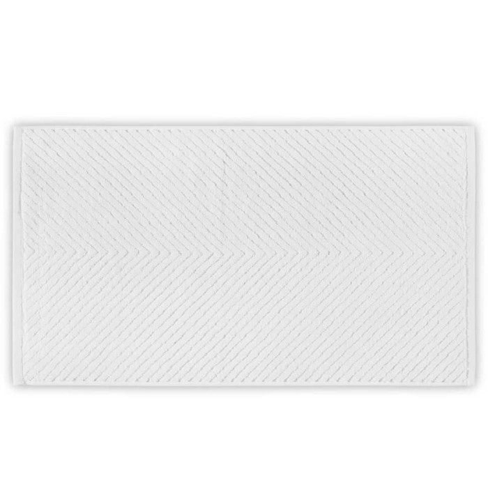 Полотенце Lappartement "Chevron", 40x71 см, белый