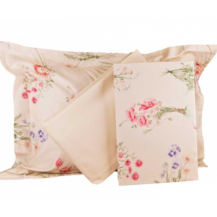 Постельное белье Tivolyo Deluxe "Elenore", 1,5 спальное, кремовый