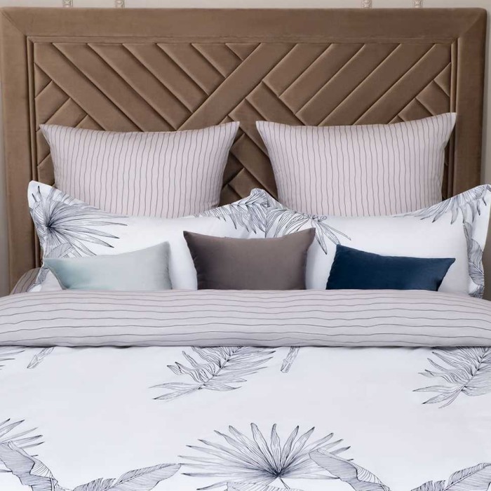 Постельное белье Arya Alamode "Albaric", 2-х спальное (евро), серый