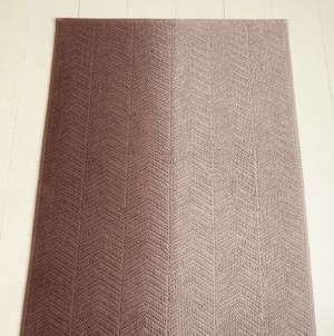 Коврик LUXBERRY "ART1", 70x120 см, коричневый