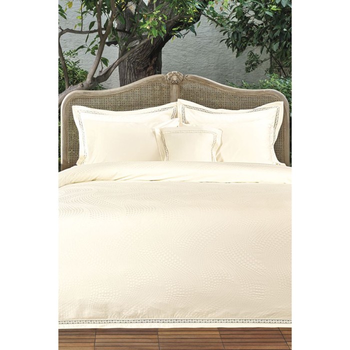 Постельное белье Valeron Jakar "Alessa", 2-х спальное (евро), экрю