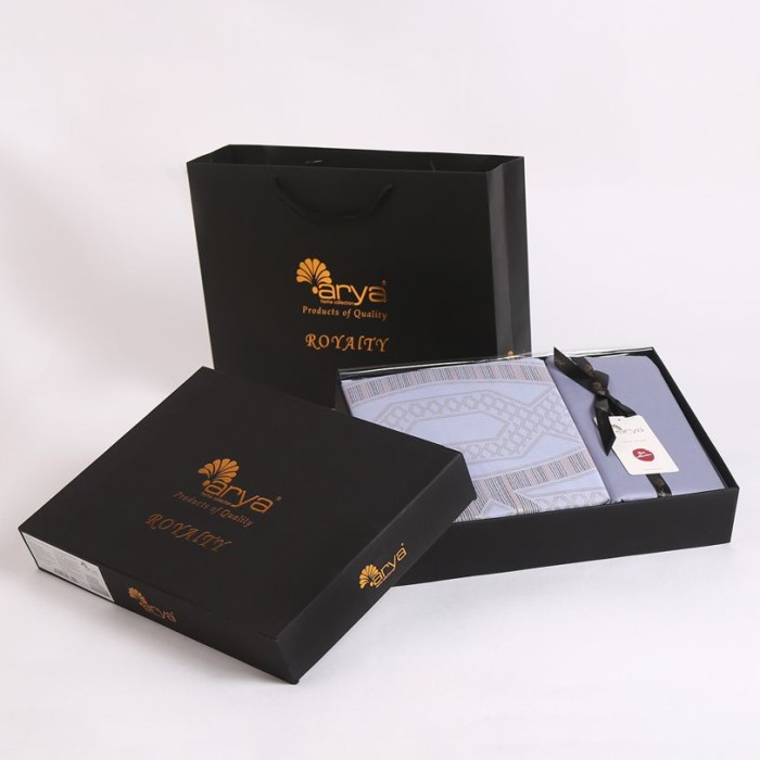 Постельное белье Arya Royalty "Malani", 2-х спальное (евро), голубой