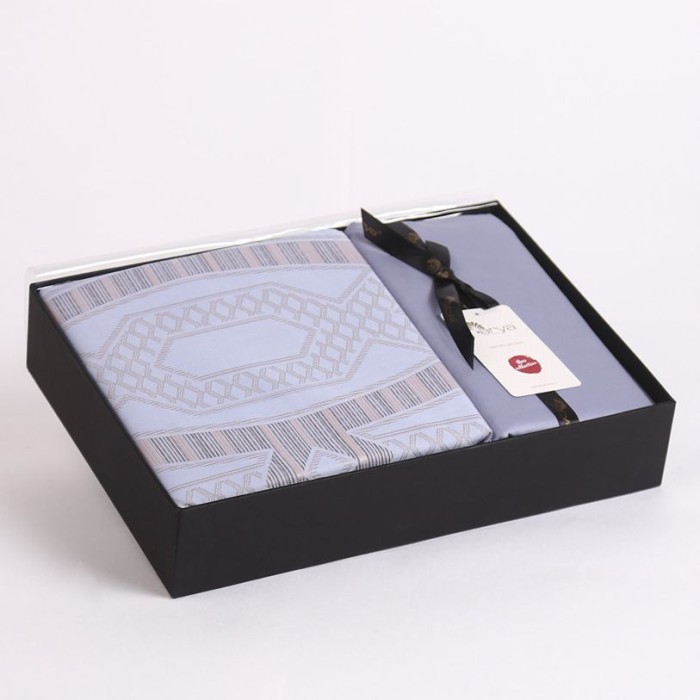 Постельное белье Arya Royalty "Malani", 2-х спальное (евро), голубой