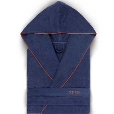 Халат Hamam &quot;Meyzer Contrast&quot;, XS, сине-красный