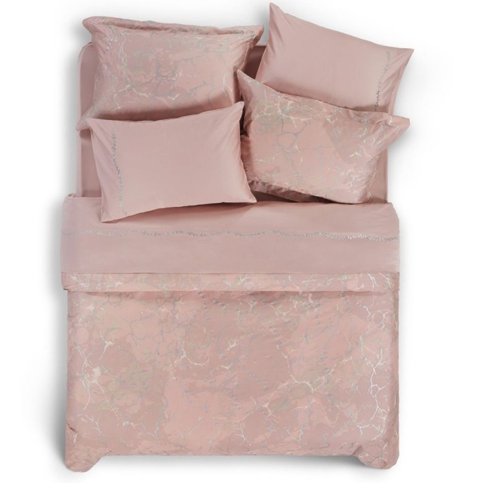 Наволочка Hamam "Mineral", 50x70 см, 2 шт, розовый