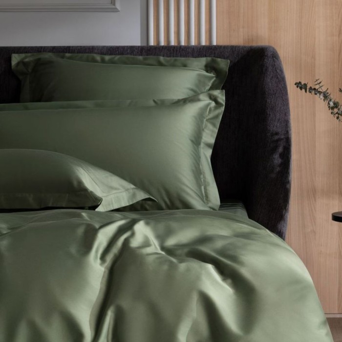 Простыня German Grass "Pine Allure", 200x200+40 см, зеленый