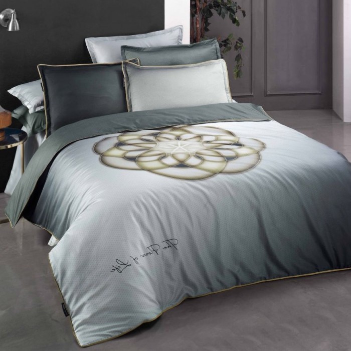 Постельное белье Sarev "The Flower Of Life", 1,5 спальное, серый