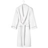 Халат Hamam мужской "Tosya", L-XL, бело-коричневый