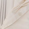 Постельное белье Tivolyo с вышивкой "Line", 2-х спальное (евро), крем-бежевый