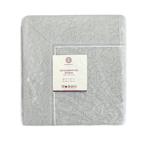 Наволочка Luxberry "Notting Hill", 47x47 см, зеленая глина