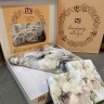 Постельное белье Tac Saten "Bennie", 1,5 спальное, бежевый
