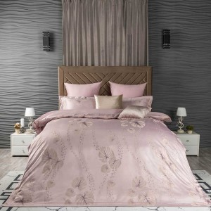 Постельное белье Arya Royalty "Vibha", 2-х спальное (евро), персиковый