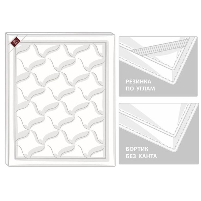 Топпер German Grass "Topper Tencel", 200x200 см, всесезонный