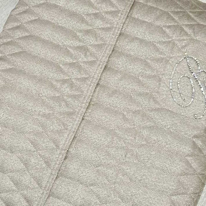 Покрывало Blumarine "Cinema", 270x270 см, бежевый