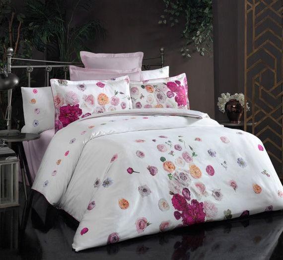 Постельное белье Sarev "Misty", 2-х спальное (евро), белый