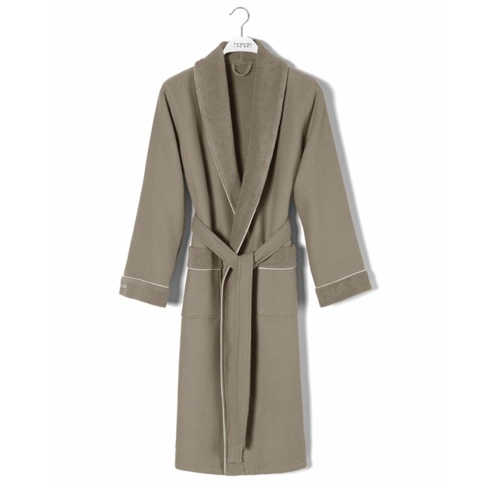 Халат Hamam мужской "Tosya", S-M, коричнево-стоне