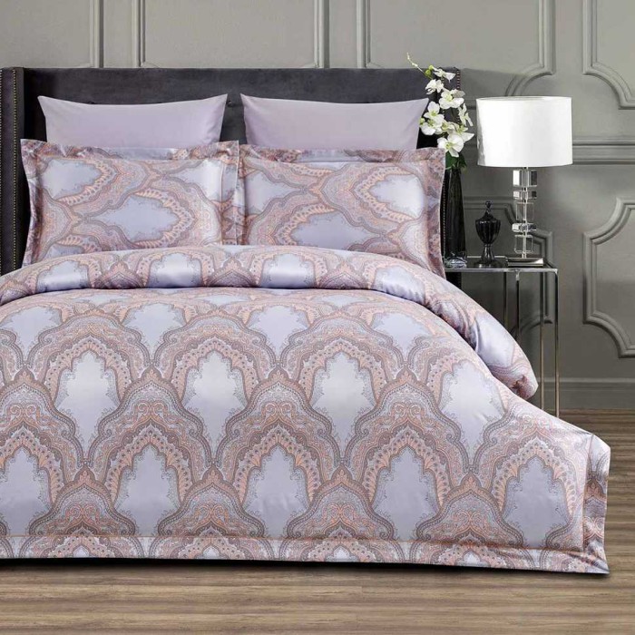 Постельное белье Arya Tencel "Brielle", 2-х спальное (евро), лиловый