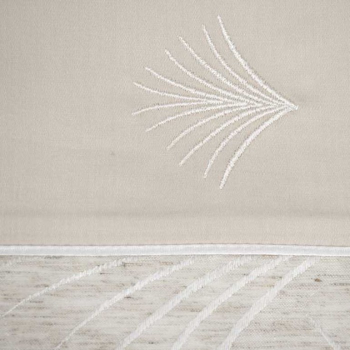 Постельное белье Tivolyo лён "Ellison", 2-х спальное (евро), бежевый