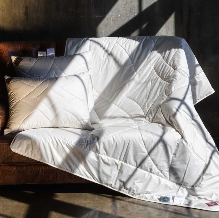 Одеяло German Grass хлопок "Organic Linen", 240x260 см, легкое