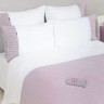 Постельное белье LUXBERRY трикотаж, 1,5 спальное, розовый