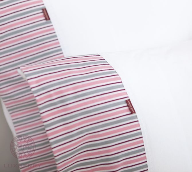 Постельное белье Luxberry "Трикотаж", 1,5 спальное, розовый