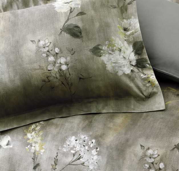 Постельное белье Tivolyo Deluxe "Marietta", 2-х спальное (евро), серый