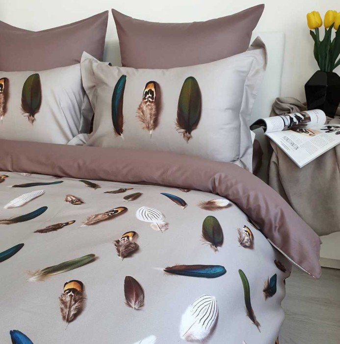 Постельное белье Tivolyo Deluxe "Gala", king-size, кремовый