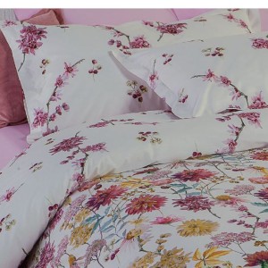 Постельное белье MIRABELLO "FIORE BACCHE 09B", 2-х спальное (евро), розовый