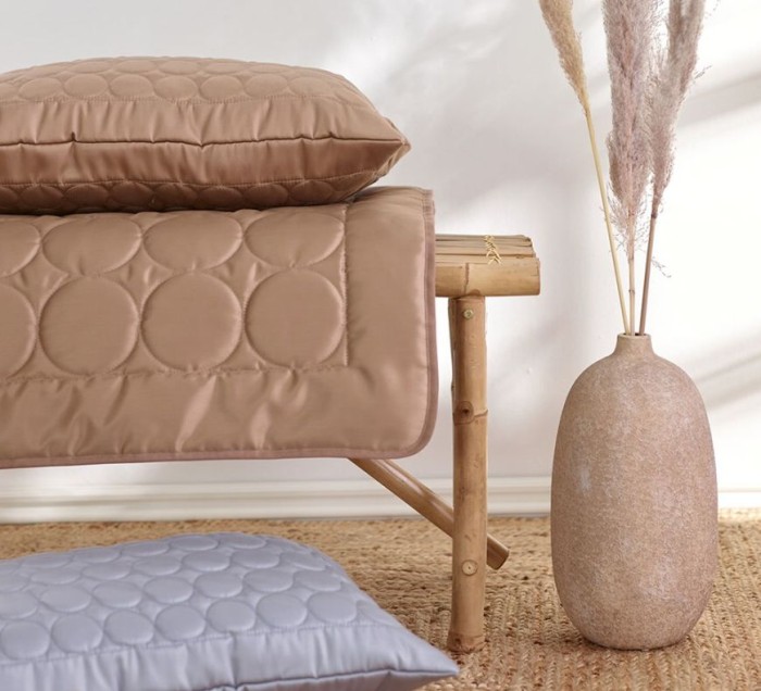 Покрывало Curt Bauer хлопок "9006", 240x260 см, золотистый