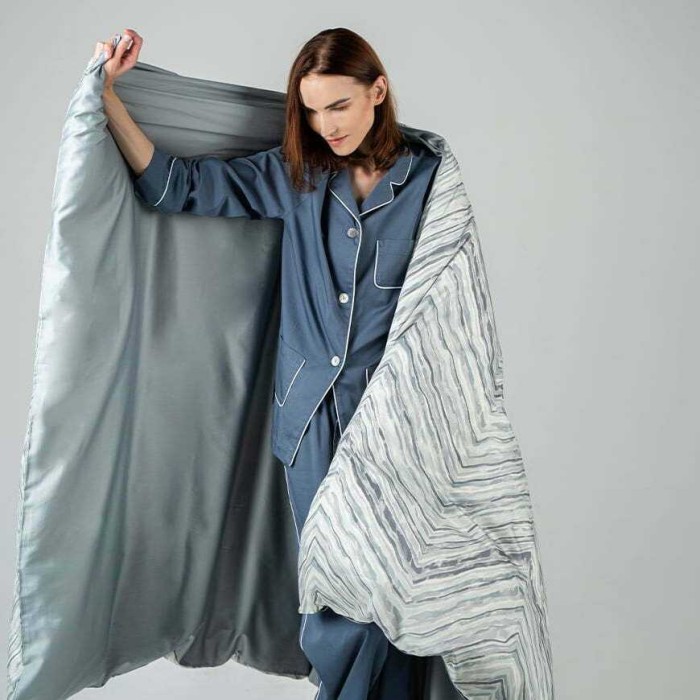 Постельное белье DecoFlux "Novel Dunes", 2-х спальное (евро), серый