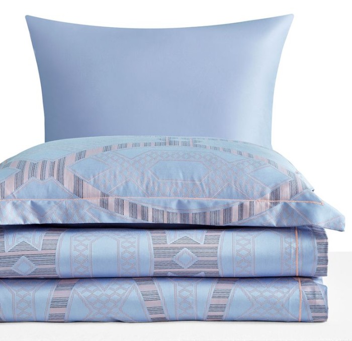 Постельное белье Arya Royalty "Malani", семейное, голубой