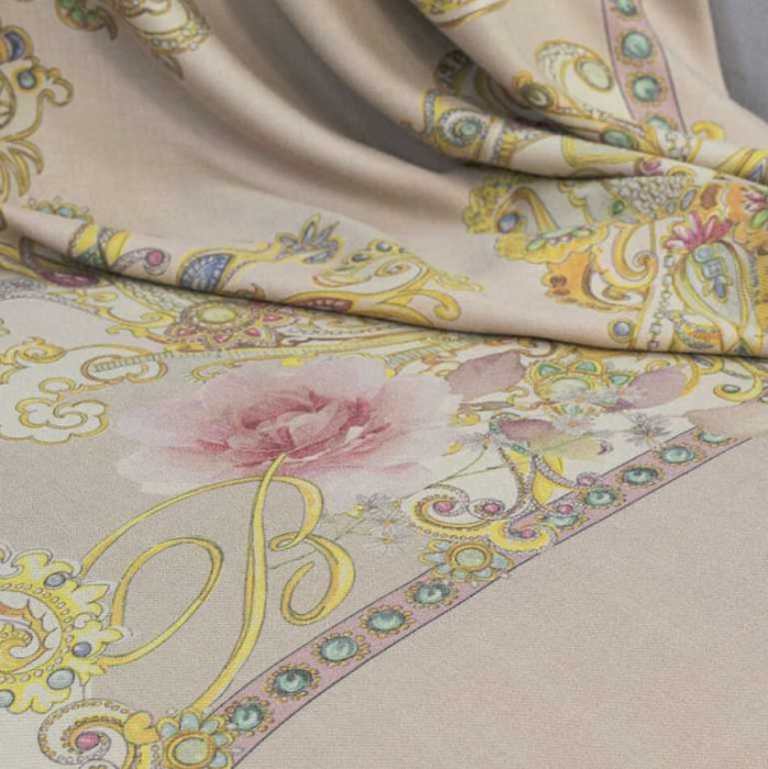 Плед Blumarine "Gioielli", 150x190 см, бежевый