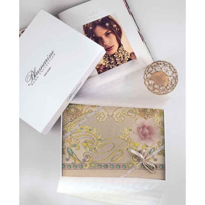 Плед Blumarine "Gioielli", 150x190 см, бежевый