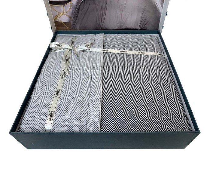 Постельное белье Sarev тенсель "Solido", 1,5 спальное, серый