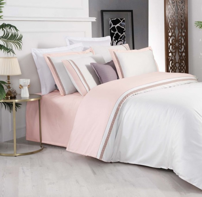 Постельное белье Sarev "Graz", 2-х спальное (евро), розовый
