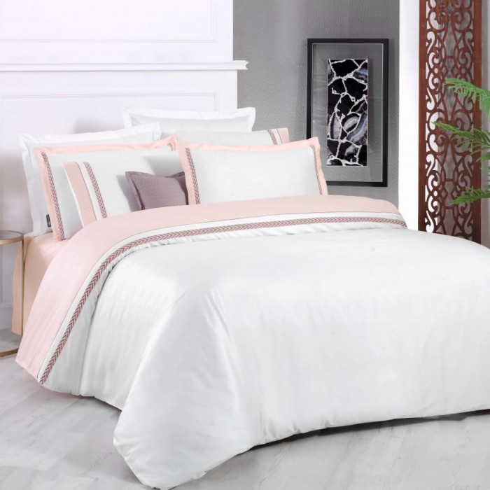 Постельное белье Sarev "Graz", 2-х спальное (евро), розовый