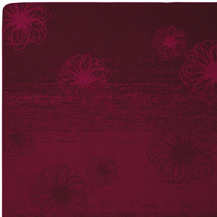 Плед Bocasa "Flower Shades", 715234, 150x200 см, бордовый