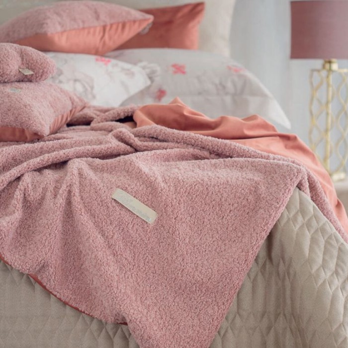 Плед Blumarine "Comfort", 90x140 см, молочный