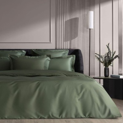 Постельное белье German Grass на резинке &quot;Pine Allure&quot;, 2-х спальное (евро), зеленый