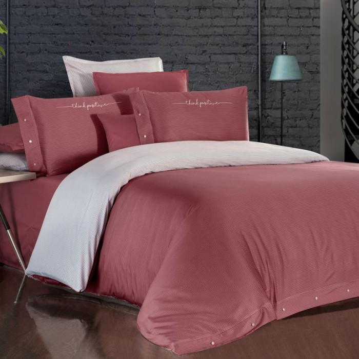 Постельное белье Sarev "Adam", 2-х спальное (евро), красный